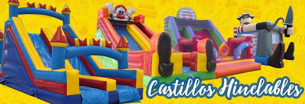 Alquiler de castillos hinchables para fiestas infantiles en Elda, Petrer, Sax, Villena...