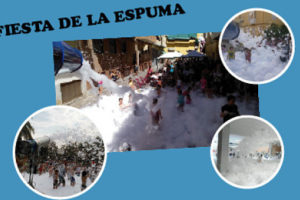 Fiesta de la espuma en Alicante, Murcia, Valencia y Albacete