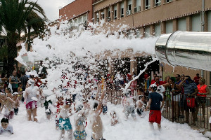 Fiesta de la espuma en Alicante - Murcia - Valencia - Albacete