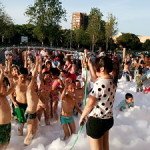 Fiesta de la Espuma en Colegio