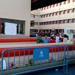Alquiler de Futbolín Humano en Colegio (Alicante)