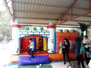 Colchoneta Hinchable en Colegio